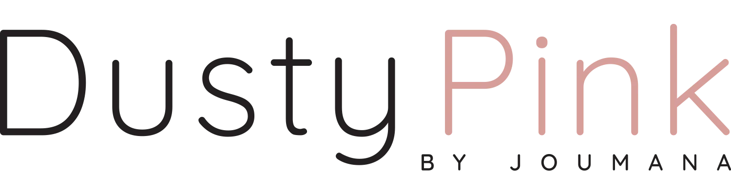 dusty pink logo